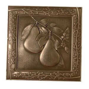 Decorative Questech Wall Plaque Pear Design By RQ Designs Roger Questel